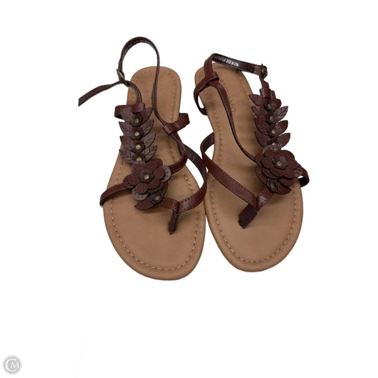 Sandals Flats By Andiano In Brown, Size: 7