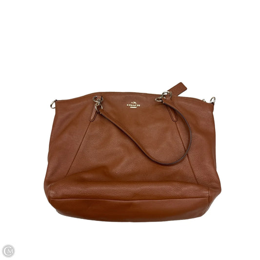 Handbag Designer By Coach, Size: Large