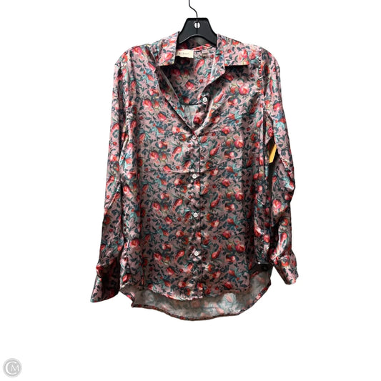 Top Long Sleeve By Elie Tahari In Floral Print, Size: S