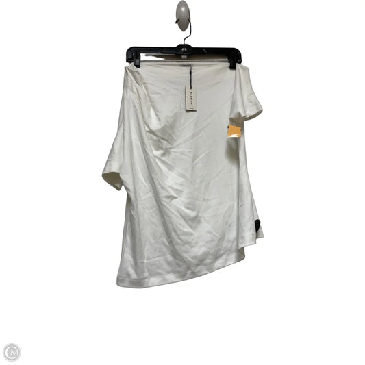 Top Short Sleeve By Babaton In White, Size: S