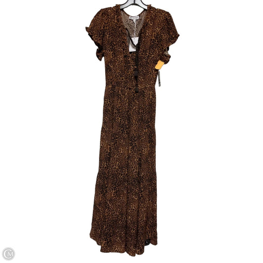 Dress Casual Maxi By Jessica Simpson In Animal Print, Size: Xs
