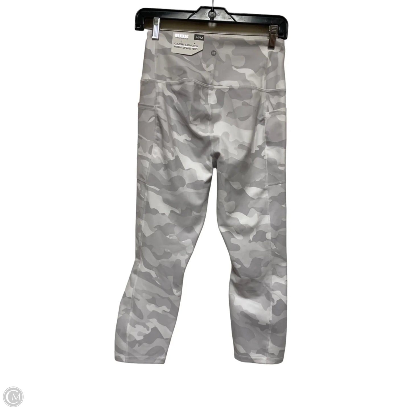Athletic Leggings By Rbx In Camouflage Print, Size: M