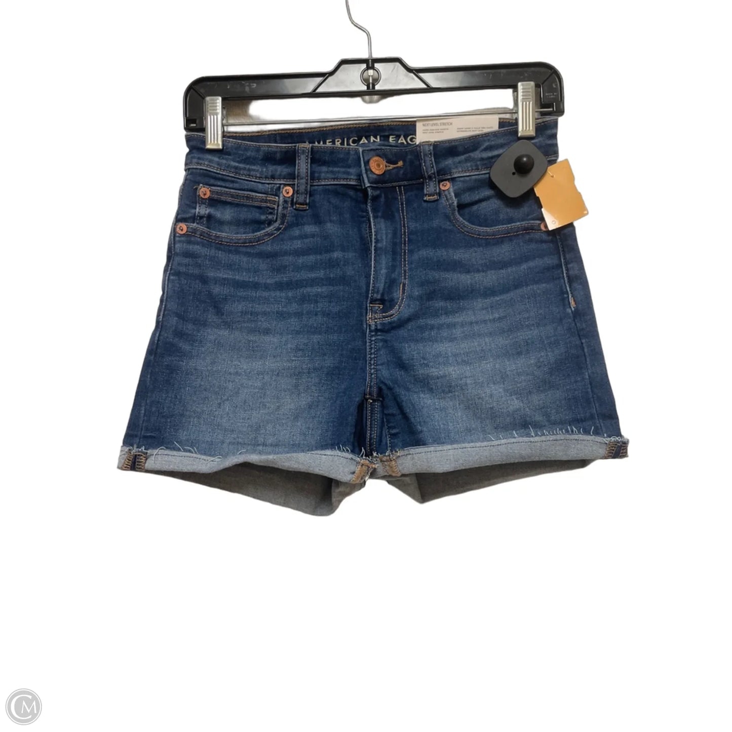 Shorts By American Eagle In Blue Denim, Size: 2