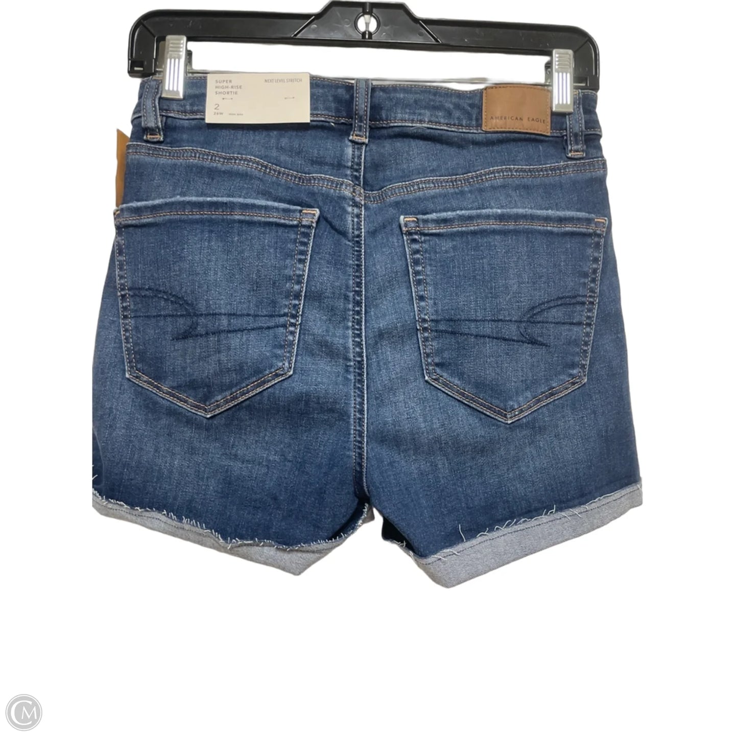 Shorts By American Eagle In Blue Denim, Size: 2