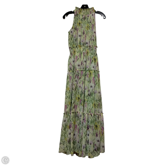 Dress Casual Maxi By Taylor In Floral Print, Size: Xs