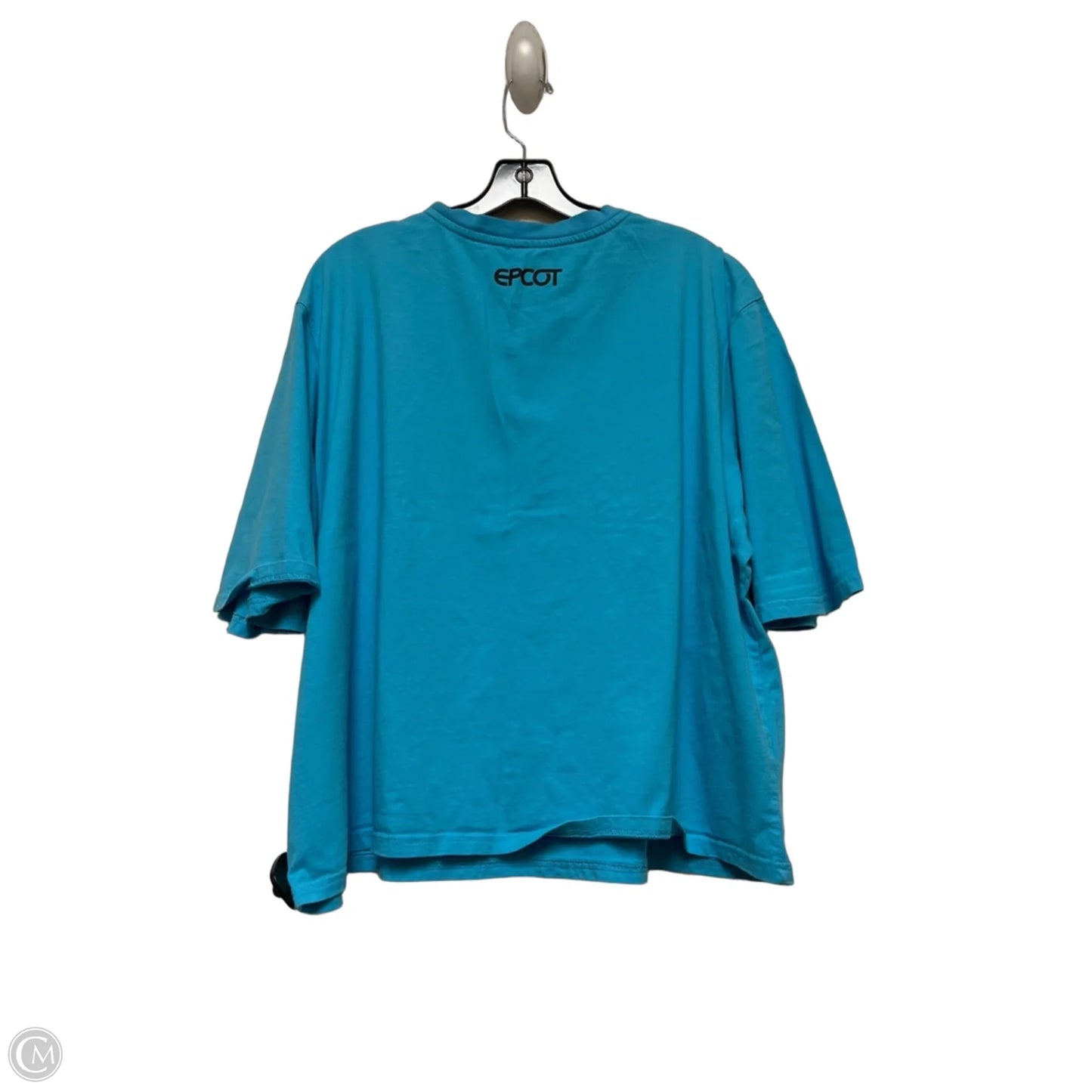Top Short Sleeve Basic By Disney In Blue, Size: Xl