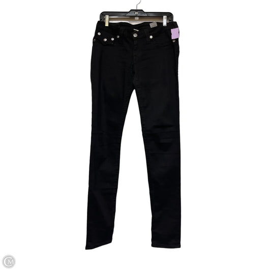 Jeans Skinny By True Religion In Black Denim, Size: 8
