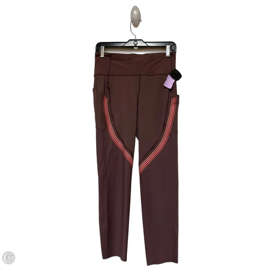 Athletic Leggings Capris By Lululemon In Brown, Size: 8