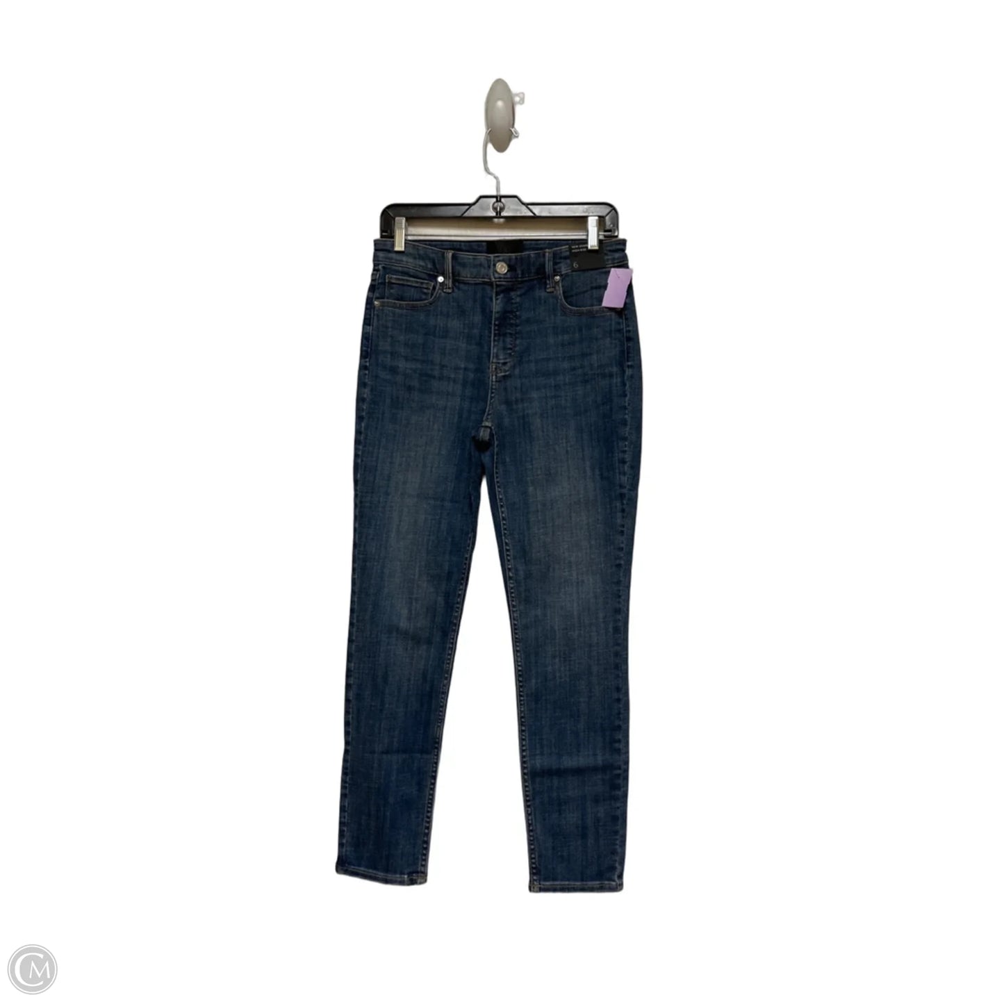 Jeans Skinny By White House Black Market In Blue Denim, Size: 6