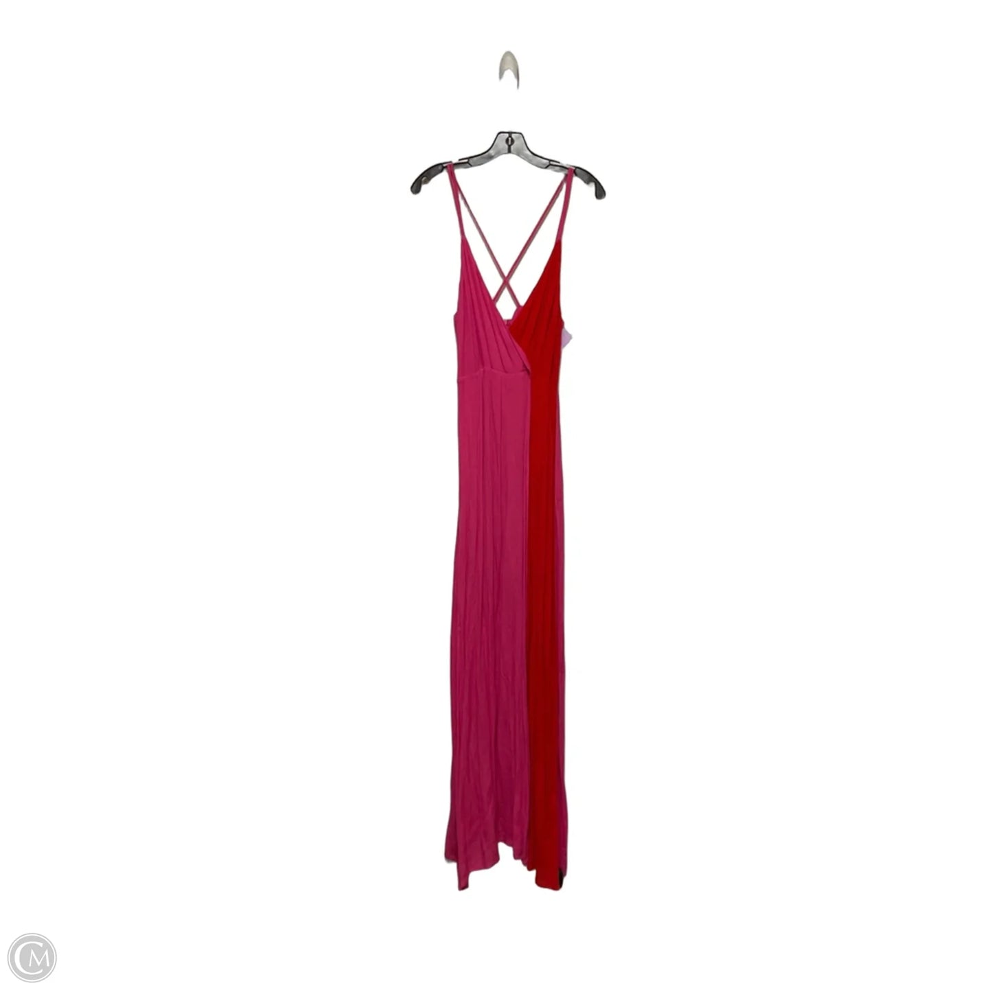 Dress Casual Maxi By Dee Elly In Pink & Red, Size: L