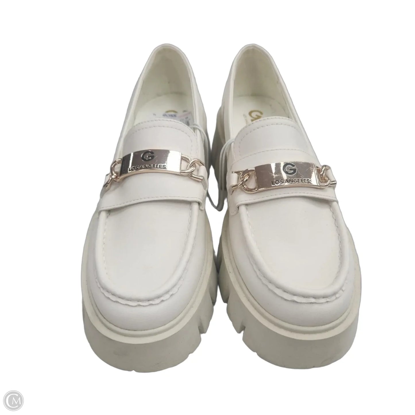 Shoes Heels Platform By Guess In Cream, Size: 8.5