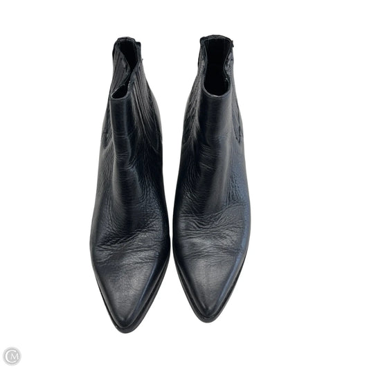 Boots Ankle Heels By Calvin Klein In Black, Size: 7.5