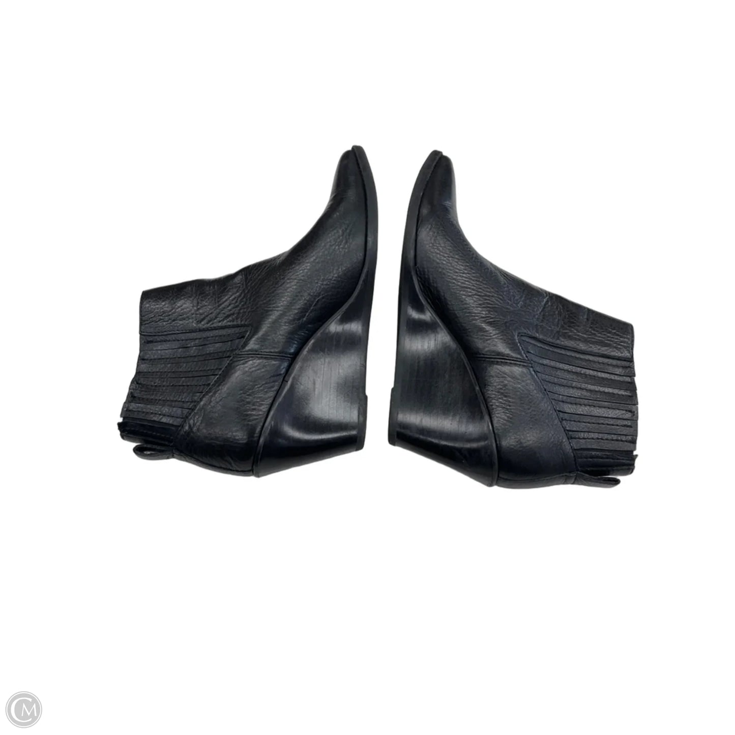 Boots Ankle Heels By Calvin Klein In Black, Size: 7.5