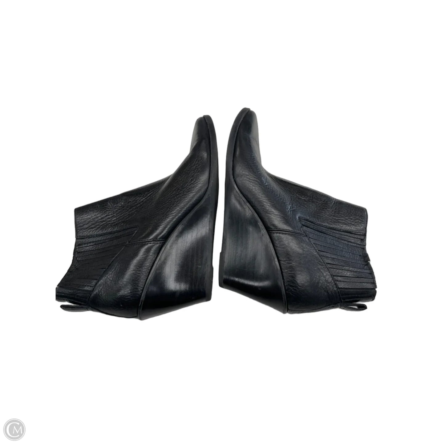 Boots Ankle Heels By Calvin Klein In Black, Size: 7.5