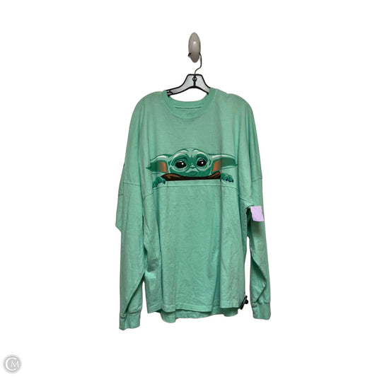 Top Long Sleeve By Disney Store In Green, Size: L