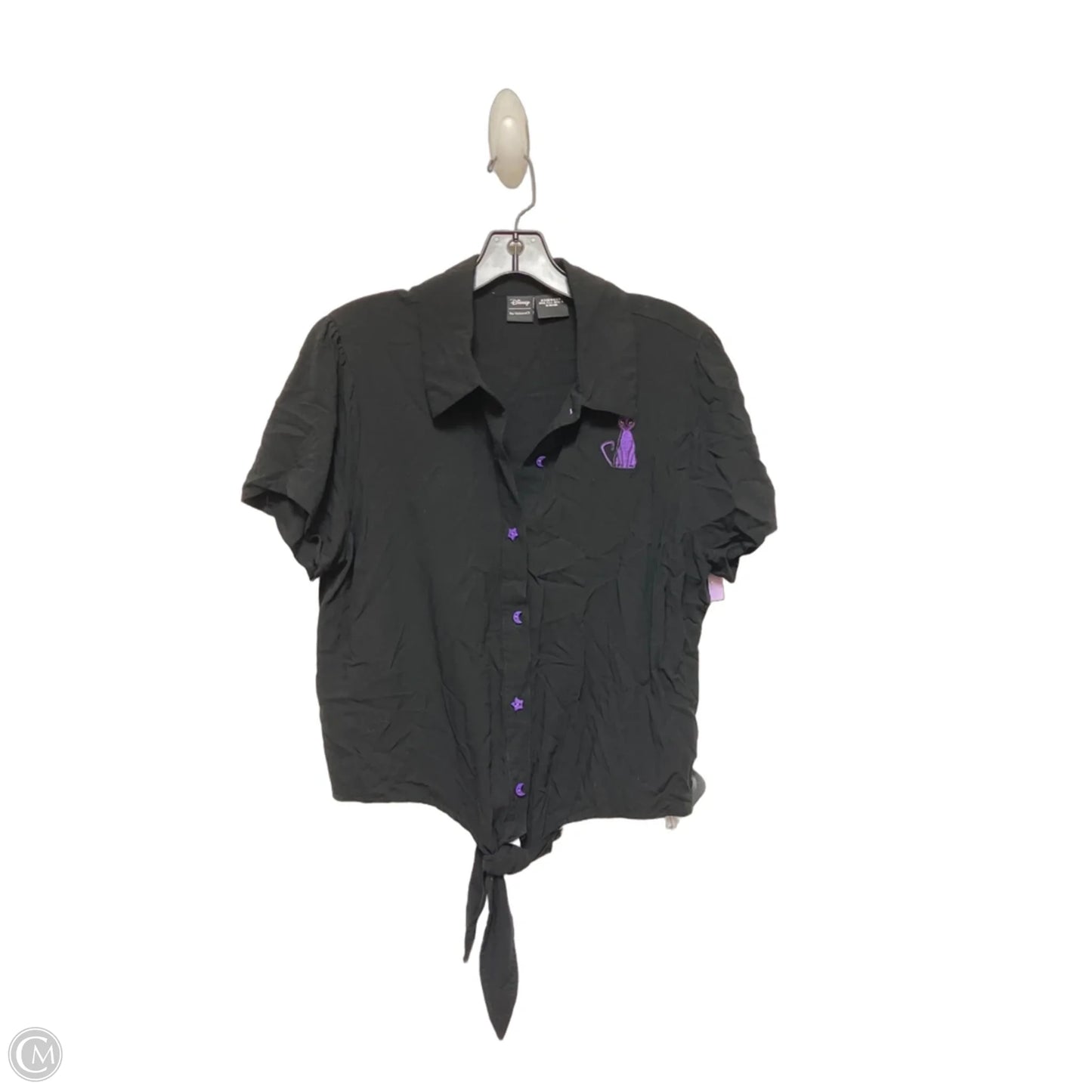 Top Short Sleeve By Disney Store In Black, Size: Xl