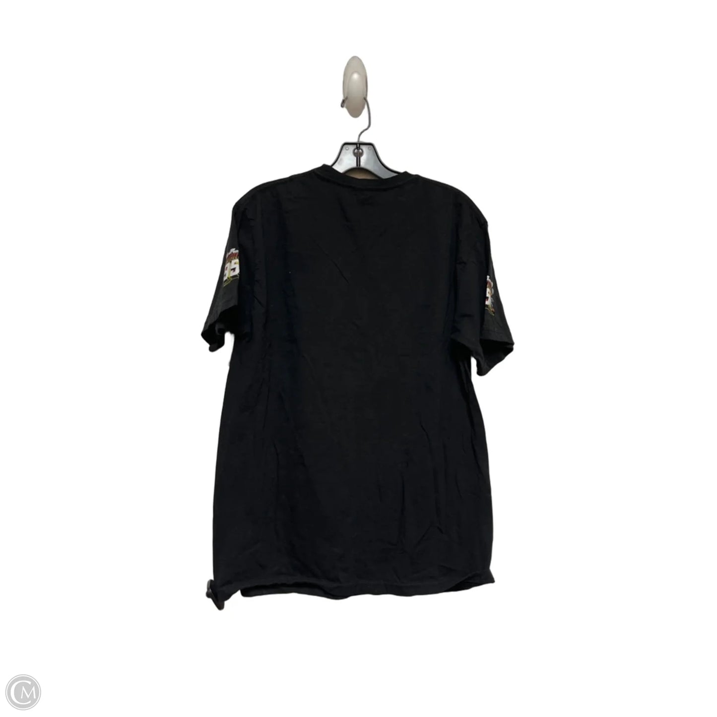 Top Short Sleeve Basic By Disney In Black & Red, Size: L