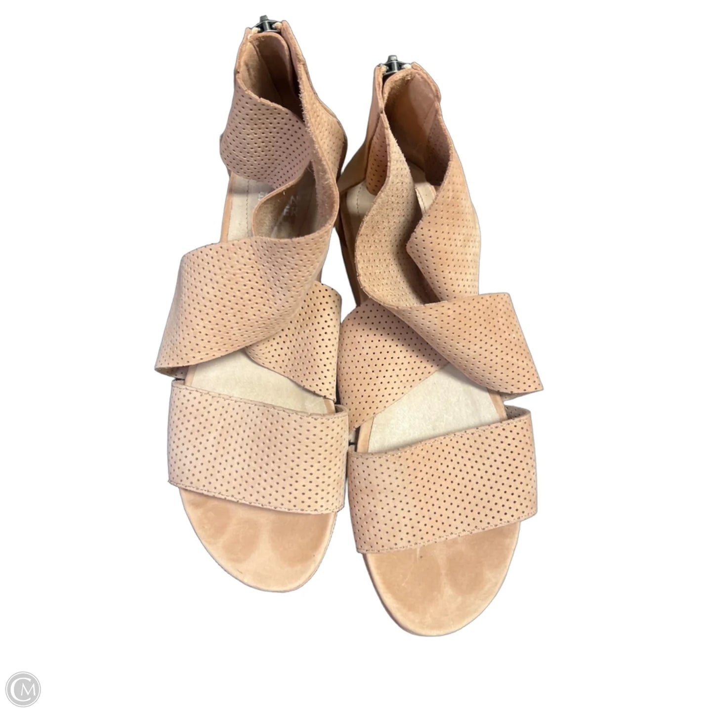 Sandals Flats By Eileen Fisher In Tan, Size: 9