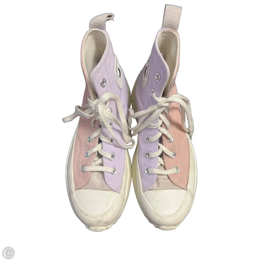 Shoes Sneakers By Converse In Pink & Purple, Size: 7.5