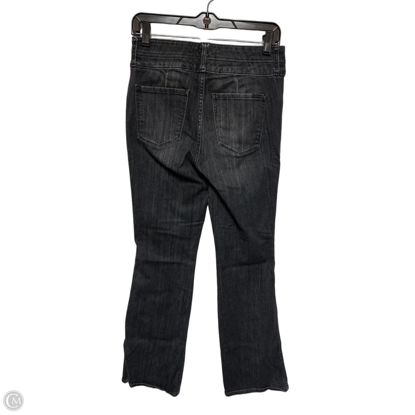 Jeans Flared By White House Black Market In Black Denim, Size: 6