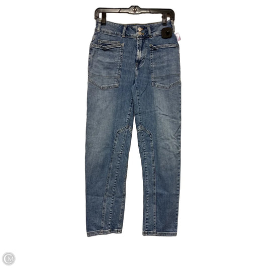 Jeans Straight By Pilcro In Blue Denim, Size: 4