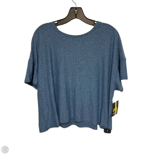 Athletic Top Short Sleeve By Athletic Works In Blue, Size: Xl