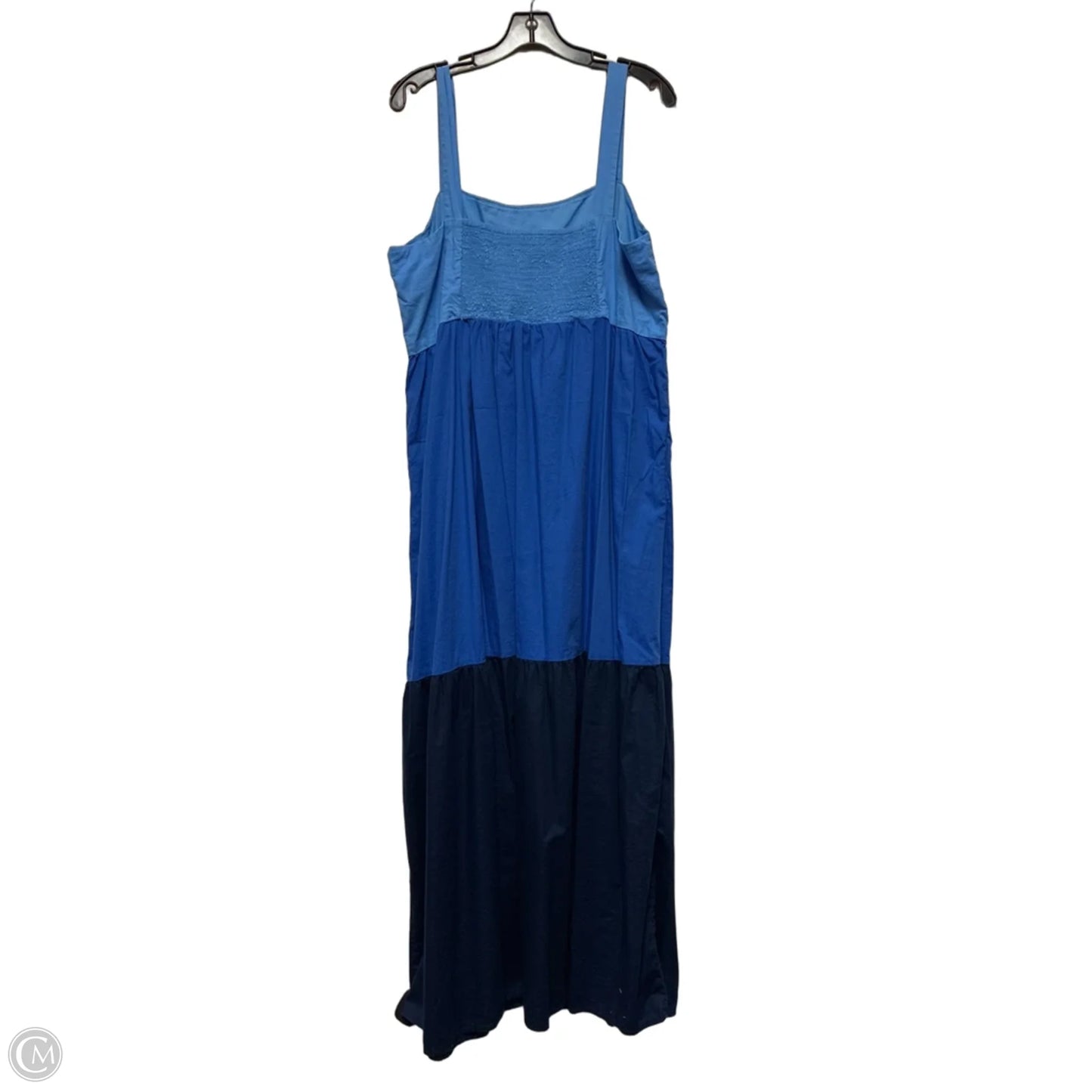Dress Casual Maxi By Loft In Blue, Size: Xl