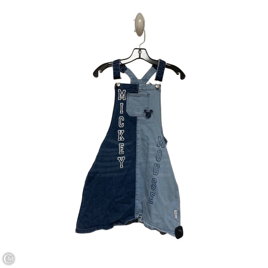 Overalls By Disney Store In Blue Denim, Size: Xs