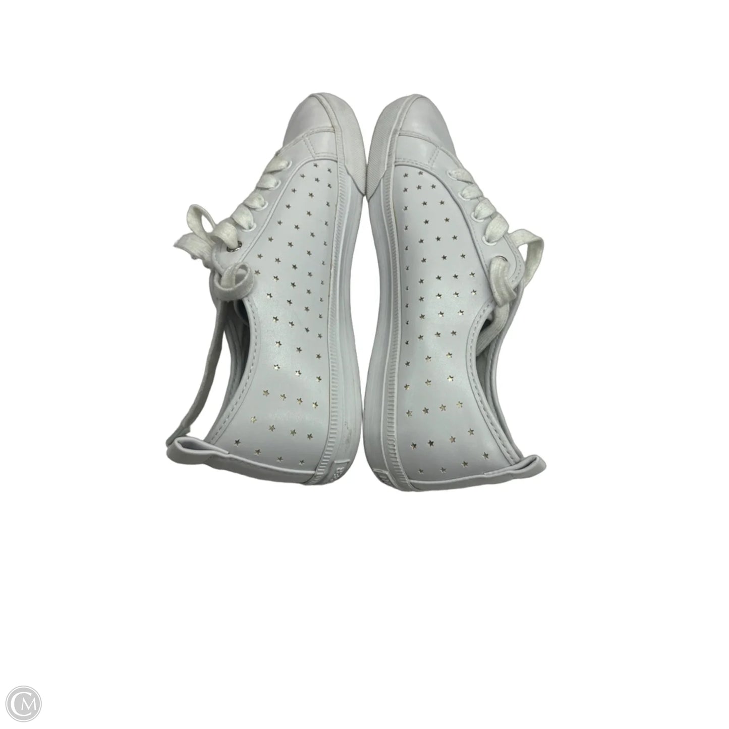 Shoes Sneakers By Tommy Hilfiger In Gold & White, Size: 9