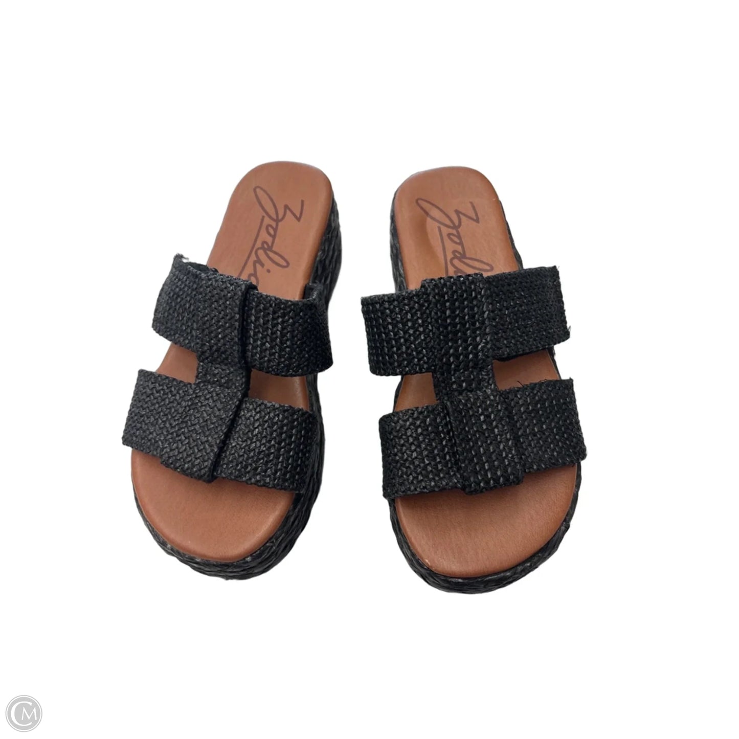 Sandals Heels Platform By Zodiac In Black, Size: 10
