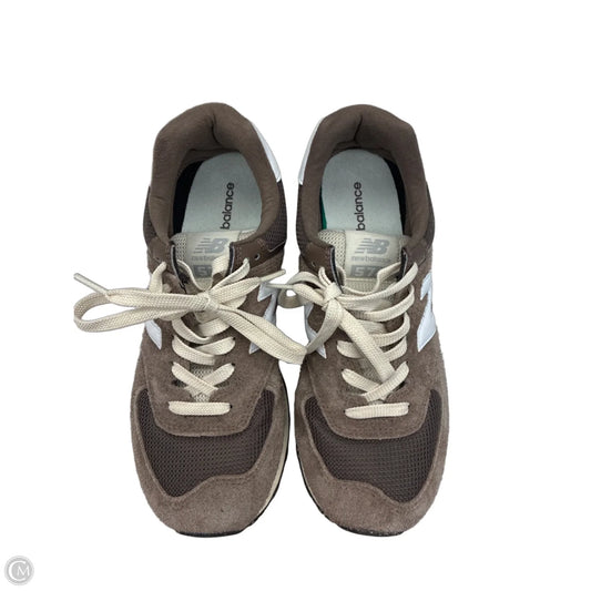 Shoes Sneakers By New Balance In Brown & Cream, Size: 10