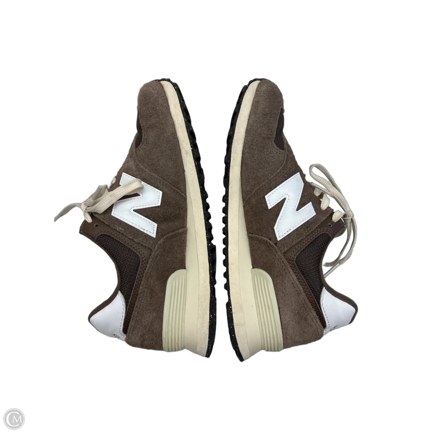 Shoes Sneakers By New Balance In Brown & Cream, Size: 10