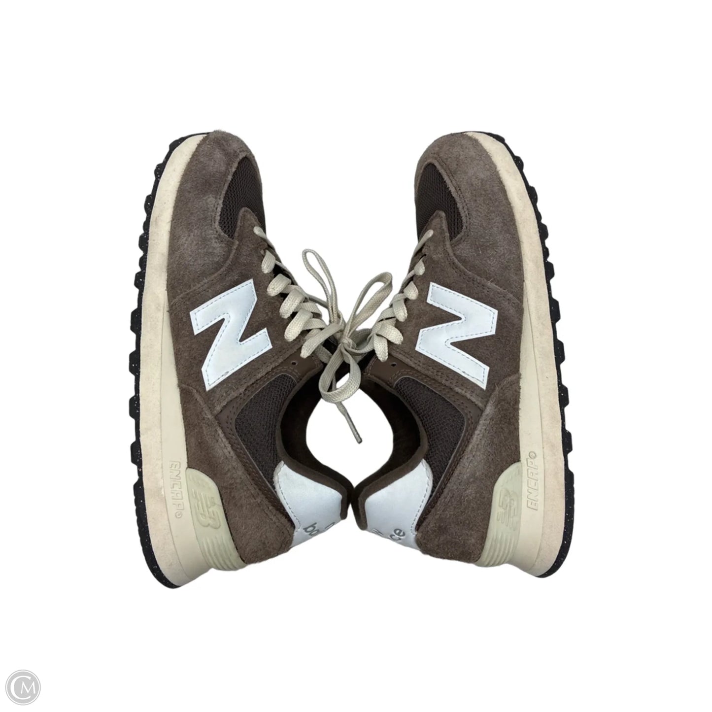 Shoes Sneakers By New Balance In Brown & Cream, Size: 10
