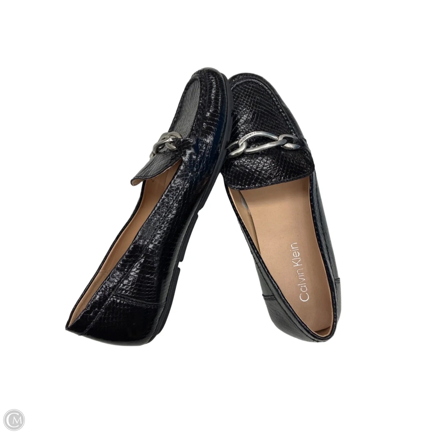 Shoes Flats By Calvin Klein In Black, Size: 6.5