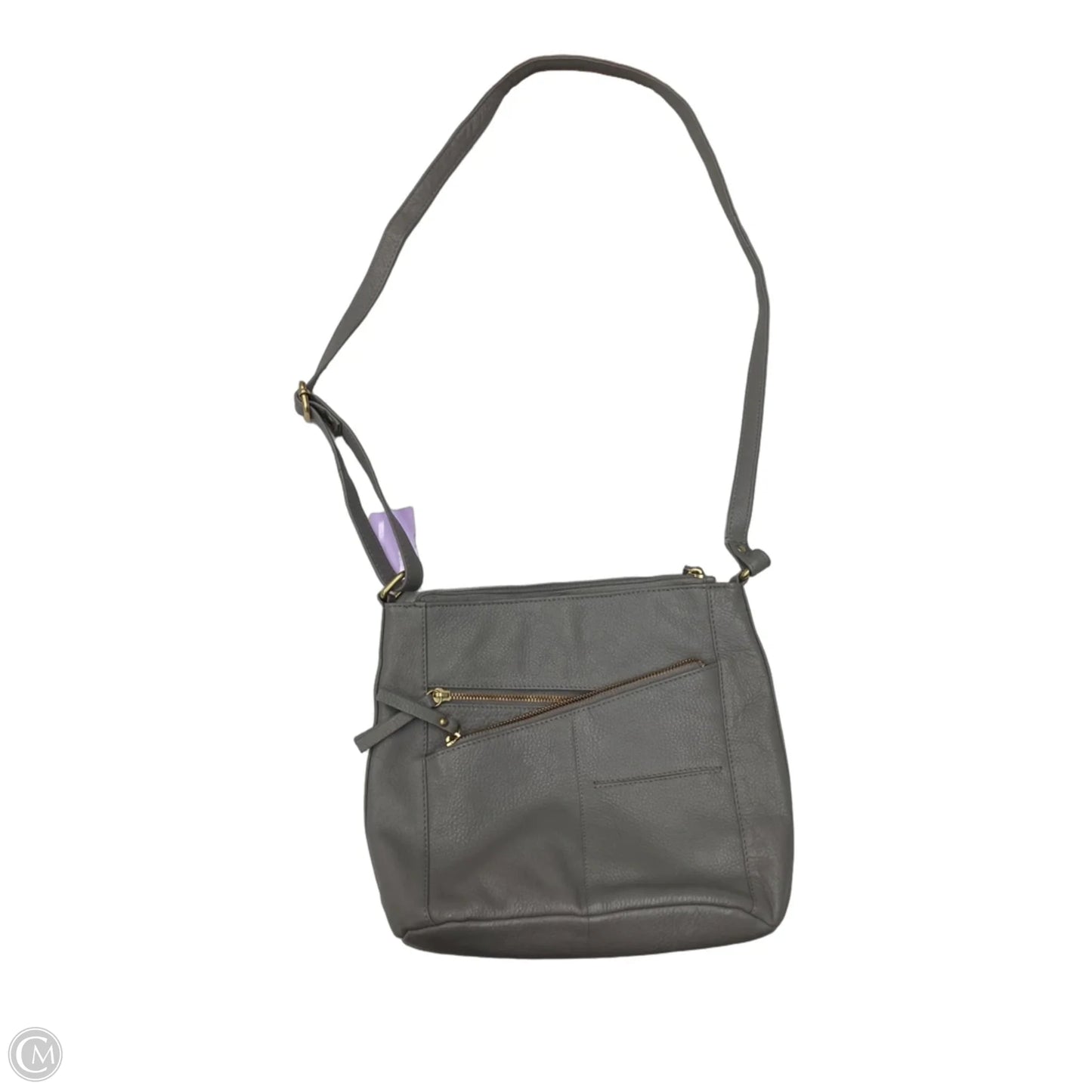 Crossbody Leather By Clothes Mentor, Size: Medium