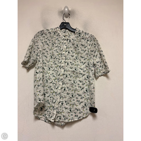 Top Short Sleeve By Lucky Brand In Floral Print, Size: Xs