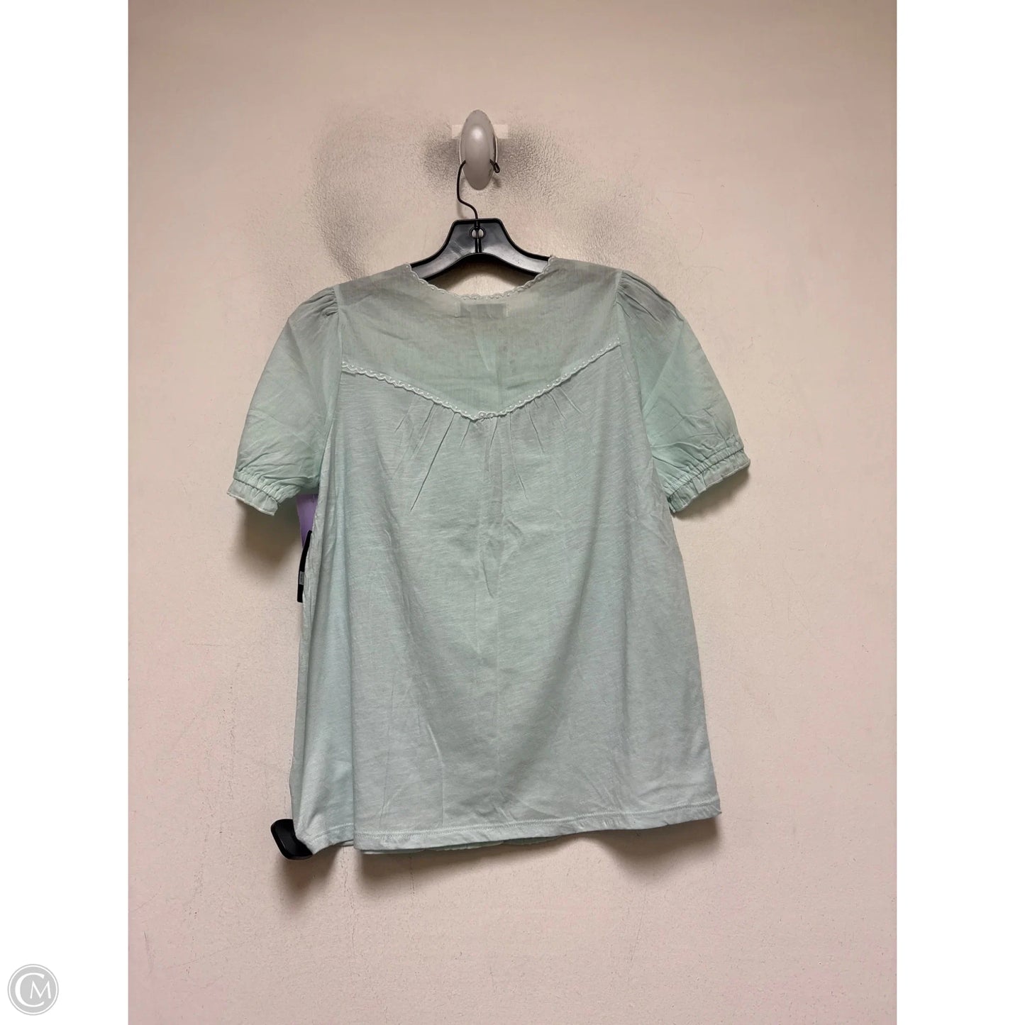Top Short Sleeve By Lucky Brand In Green, Size: Xs