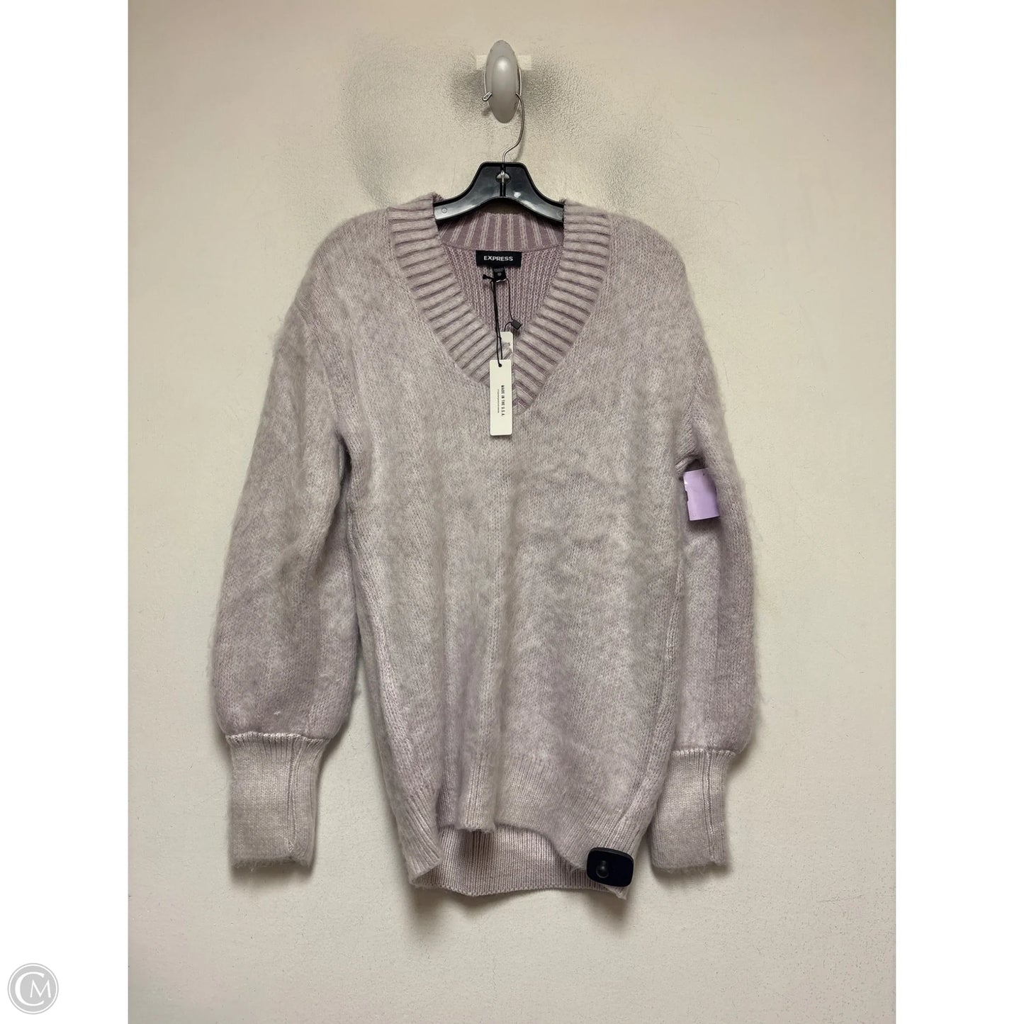 Sweater By Express In Purple, Size: Xs