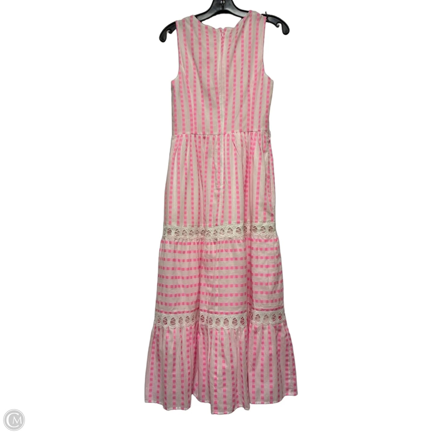 Dress Designer By Lilly Pulitzer In Pink & White, Size: Xs