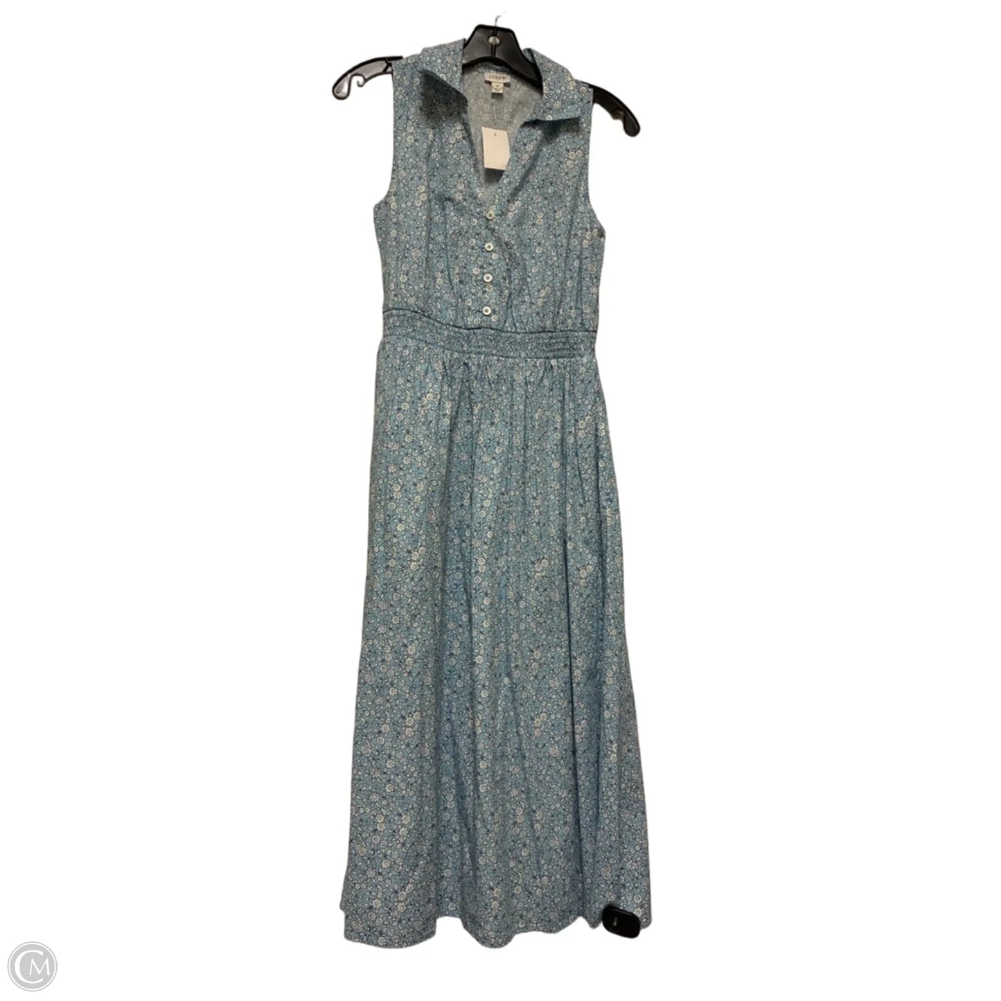 Dress Casual Midi By J. Crew In Floral Print, Size: Xs