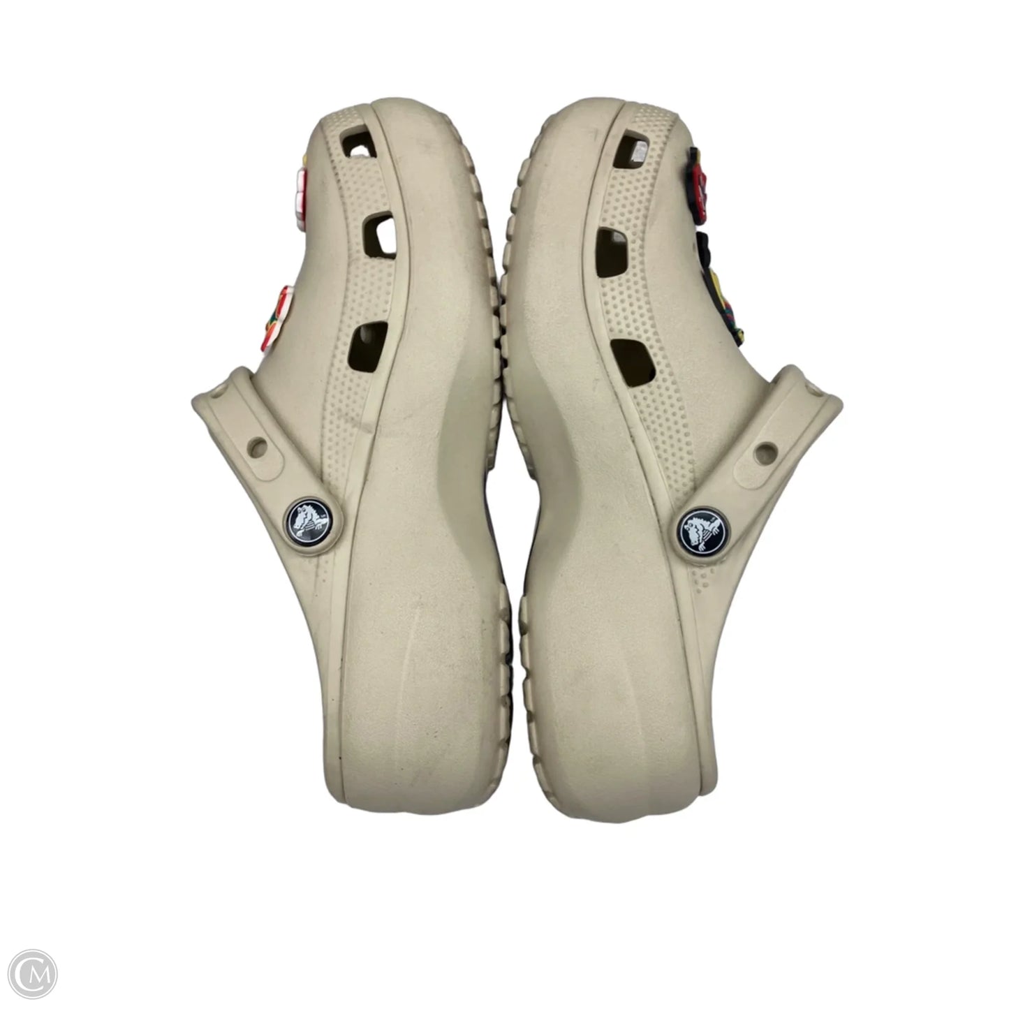 Shoes Flats By Crocs In Tan, Size: 8