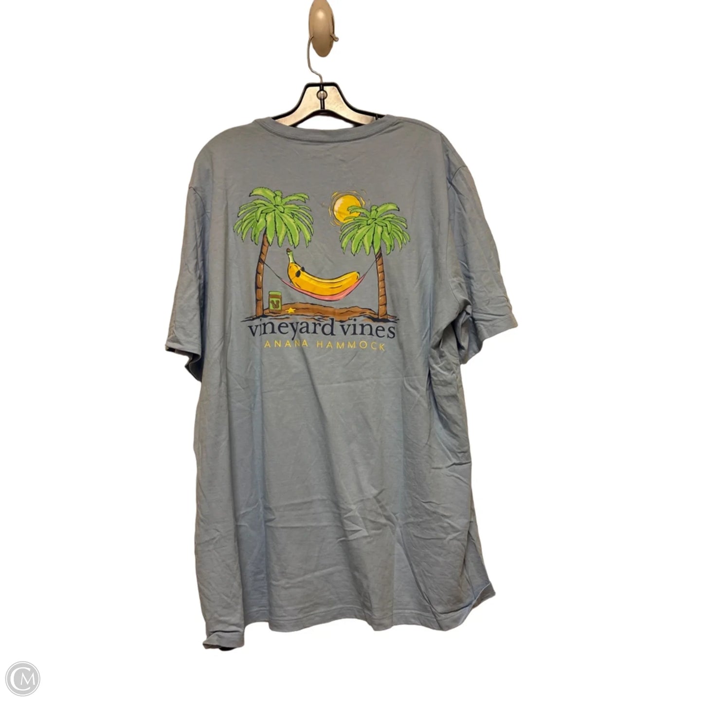 Top Short Sleeve Basic By Vineyard Vines In Blue, Size: Xl