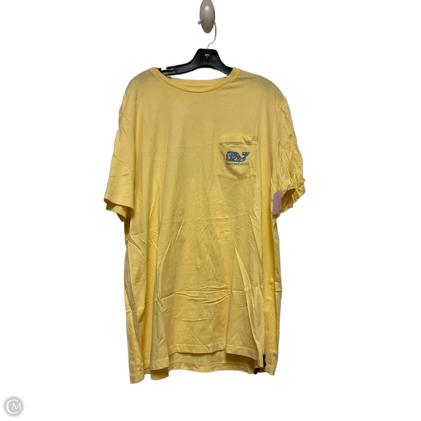 Top Short Sleeve Basic By Vineyard Vines In Yellow, Size: Xl