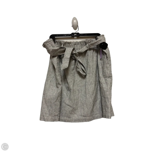 Skirt Mini & Short By J. Crew In Striped Pattern, Size: 18