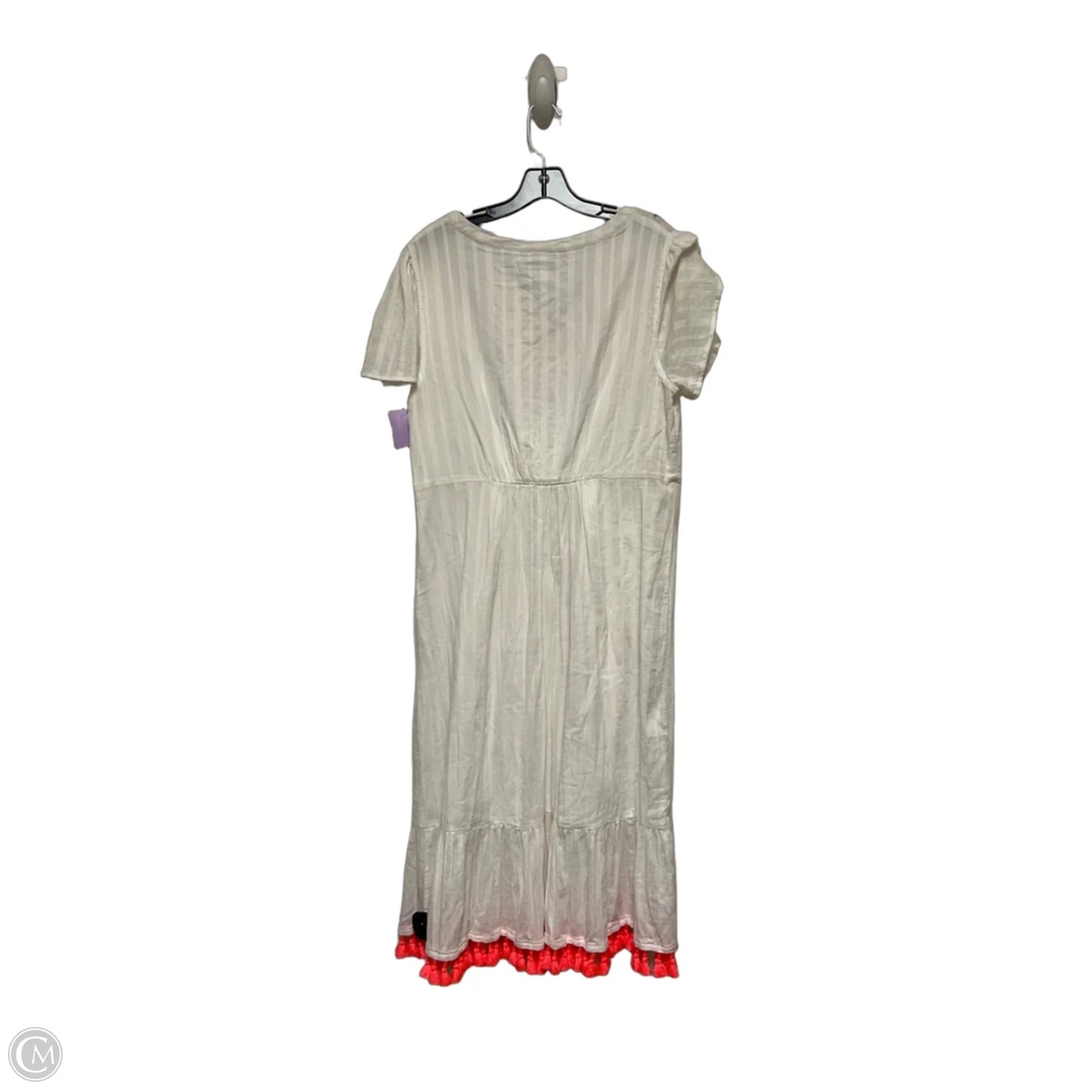 Dress Casual Midi By Boden In White, Size: L