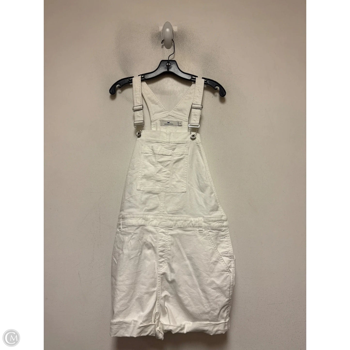 Shortalls By Vineyard Vines In White Denim, Size: L