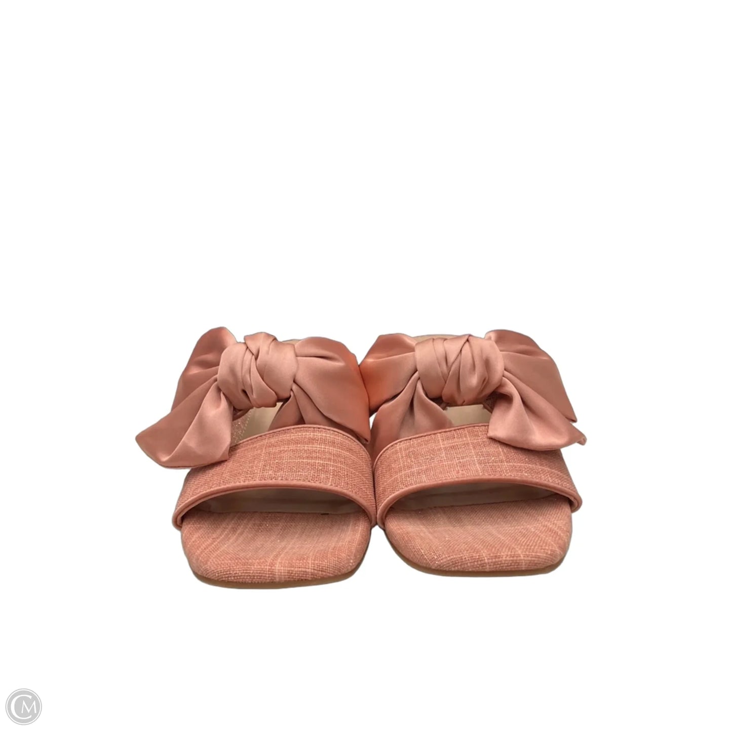 Sandals Heels Block By Copper Key In Pink, Size: 8