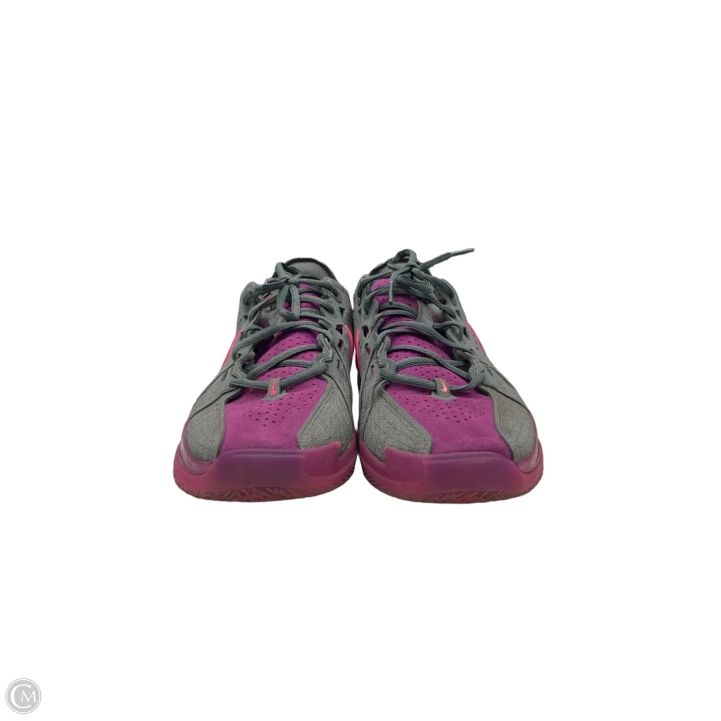 Shoes Sneakers By Nike In Grey & Purple, Size: 8