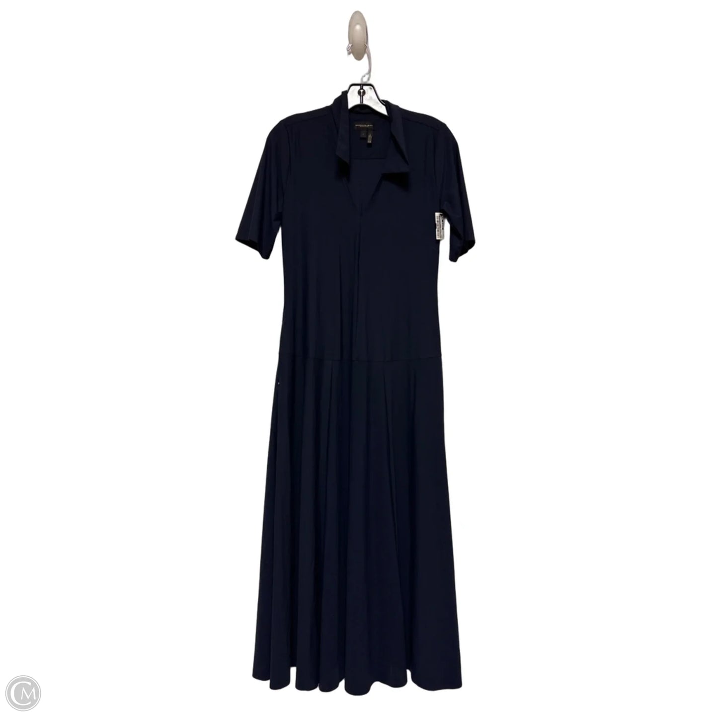 Dress Casual Midi By Donna Karan In Navy, Size: S