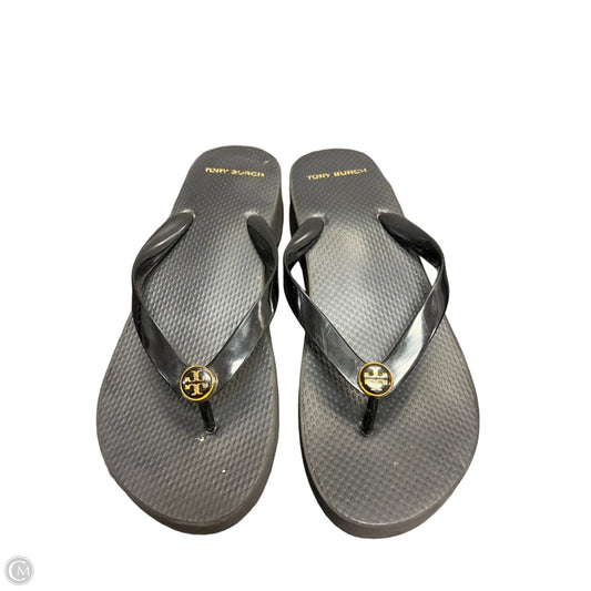 Sandals Designer By Tory Burch In Black, Size: 9